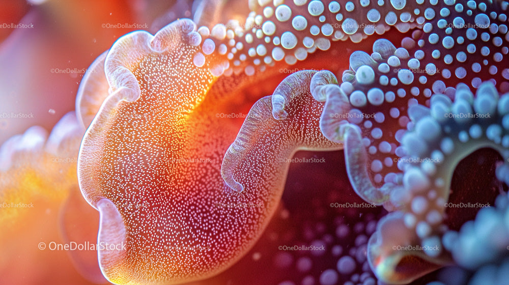 Vibrant and Intricate Sea Anemone Close-Up