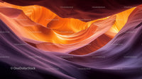 Vibrant Sandstone Curves in Antelope Canyon