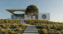 Modern Desert Home with Glass Facade and Open Interiors