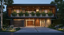 Modern Eco-Friendly House with Lush Greenery