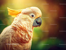 Close-Up Portrait of a Vibrant Cockatoo
