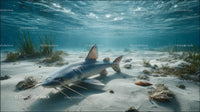 Catfish Exploring the Sunlit Ocean Floor