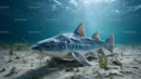 Whiskered Catfish Gliding Over Sandy Riverbed
