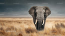 Majestic Elephant in the African Savannah
