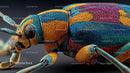 Vibrant Jewel Beetle in Stunning Macro Detail
