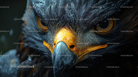 Majestic Eagle Close-Up with Intense Gaze