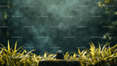 Small Bird Perched Amidst Lush Greenery in Tranquil Setting