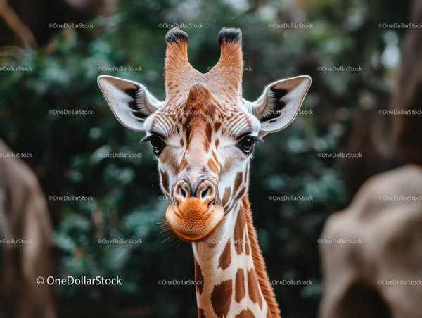 Majestic Giraffe in Natural Habitat