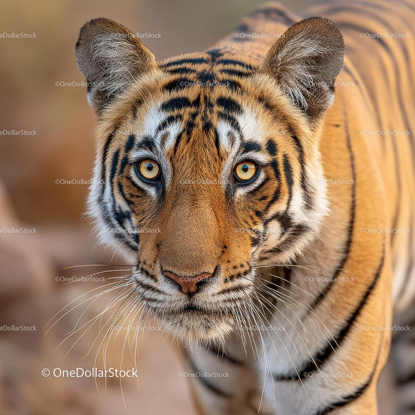 Majestic Bengal Tiger in Natural Habitat