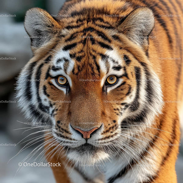 Intense Close-up of a Majestic Tiger in the Wild