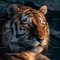 Majestic Tiger with Striking Golden Eyes