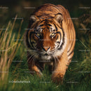 Majestic Siberian Tiger in Natural Habitat