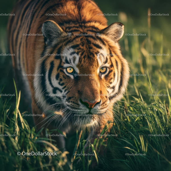 Majestatyczny tygrys bengalski w naturalnym środowisku