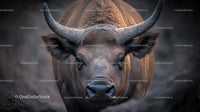 Close-Up Portrait of Majestic Buffalo