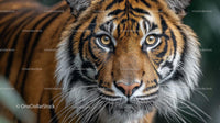 Close-up Portrait of a Majestic Tiger in the Wild