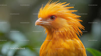 Stunning Orange Bird with Vibrant Plumage
