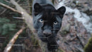 Majestic Black Panther in Its Natural Habitat