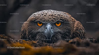 Intense Gaze of a Majestic Eagle in the Wild