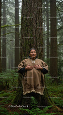 Indigenous Meditation in Tranquil Forest Setting
