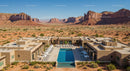 Luxury Desert Resort with Pool and Stunning Rock Formations