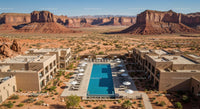 Luxurious Desert Resort with Pool and Canyon Views