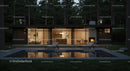Luxury Modern Cabin with Glass Walls in Serene Forest Setting