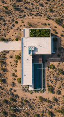 Modern Desert House with Rooftop Garden and Pool