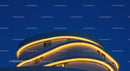 Futuristic Building with Vibrant Night Lighting