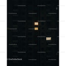 City Apartment Building with Illuminated Windows at Night