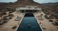 Desert Villa with Pool and Mountain Views