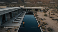 Luxurious Desert Retreat with Modern Infinity Pool