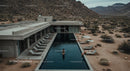 Modern Desert Retreat with Pool and Scenic Mountain View