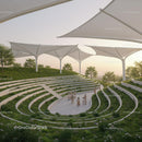 Modern Open-Air Amphitheater with White Canopy