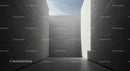 Modern Concrete Architecture with Sky View