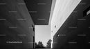 Minimalist Architectural Passage with Light and Shadow