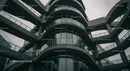 Modern Architectural Glass and Concrete Building