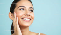 Radiant Woman with Glowing Skin and Bright Smile
