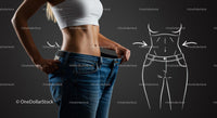 Inspiring Weight Loss Success with Loose Jeans