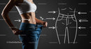 Fit Woman Displaying Weight Loss in Loose Jeans