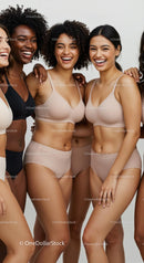 Diverse Group of Women Embracing Body Positivity