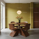 Modern Dining Room with Elegant Wooden Furniture
