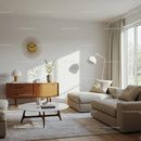 Stylish Mid-Century Modern Living Room with Natural Light