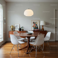 Mid-Century Modern Dining Room with Elegant Decor