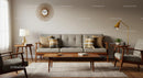 Mid-Century Modern Living Room with Wooden Furniture