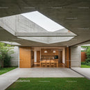 Modern Concrete Home with Open Indoor-Outdoor Design
