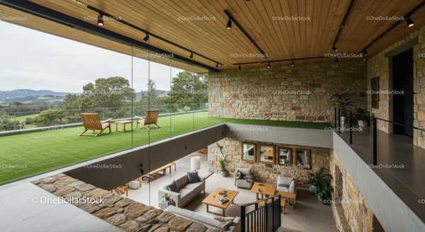 Modern Villa with Scenic Views and Open-Plan Living Area