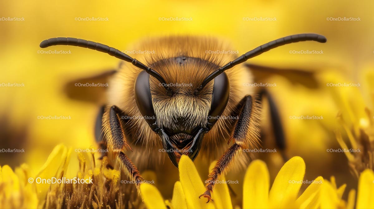 Macro and Wildlife Photography: Bees, Marine Life, Safari Icons & Exotic Reptiles (18 Images)