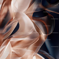 Elegant Flowing Silk Fabric in Gentle Waves