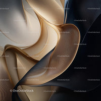 Elegant Abstract Design with Flowing Curves