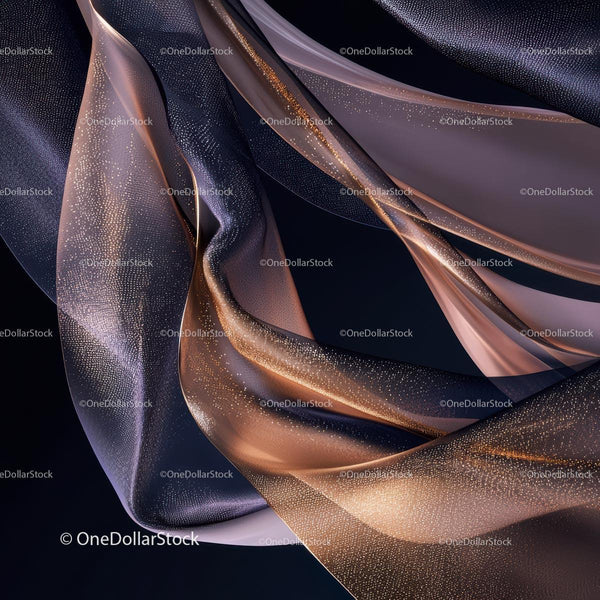 Elegant Flowing Fabric with Shimmering Texture